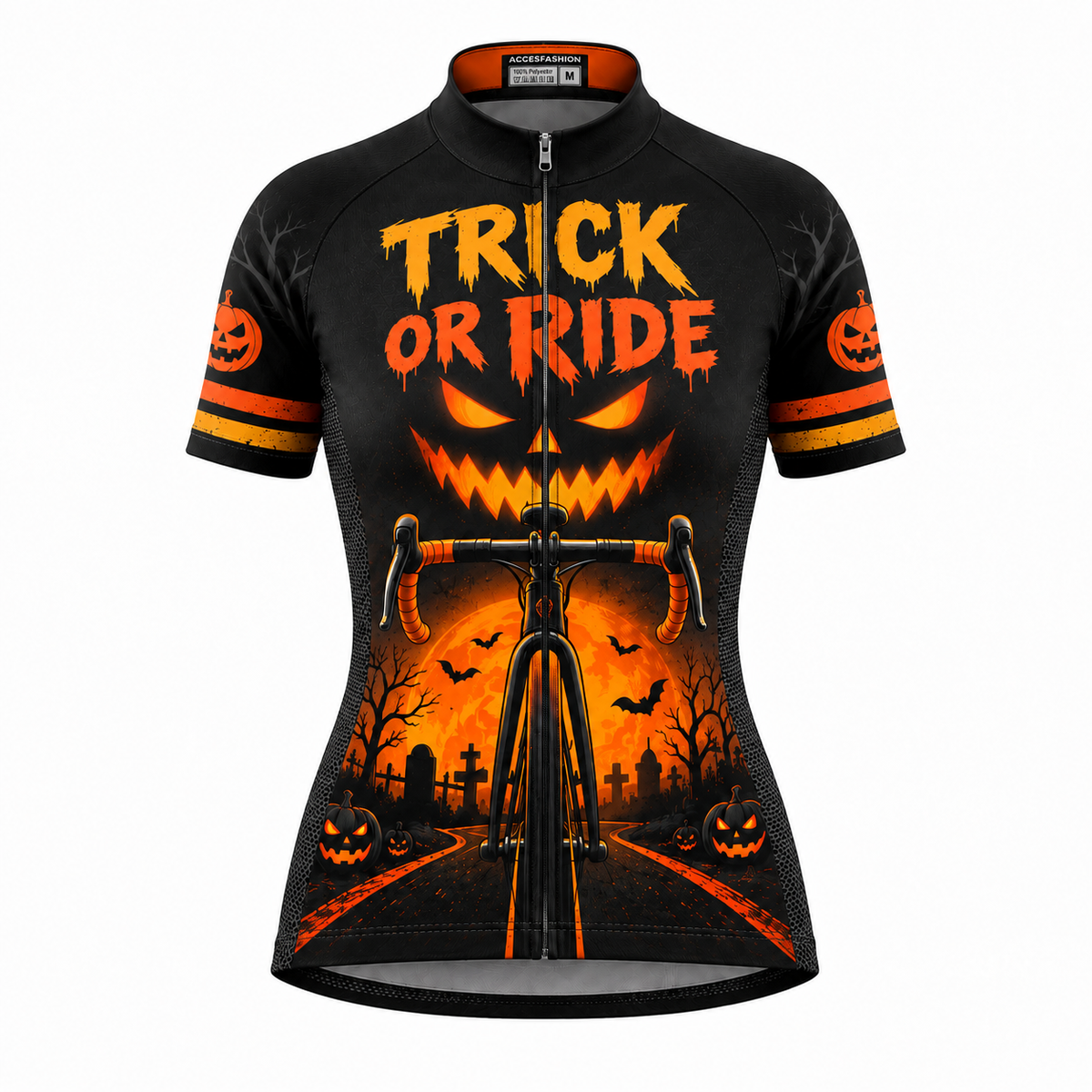 Personalized Trick or Ride Halloween Cycling Jersey & Kit