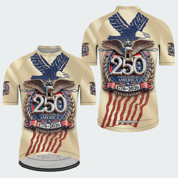 Men’s American Pride USA 250th Eagle Cycling Jersey & Kit