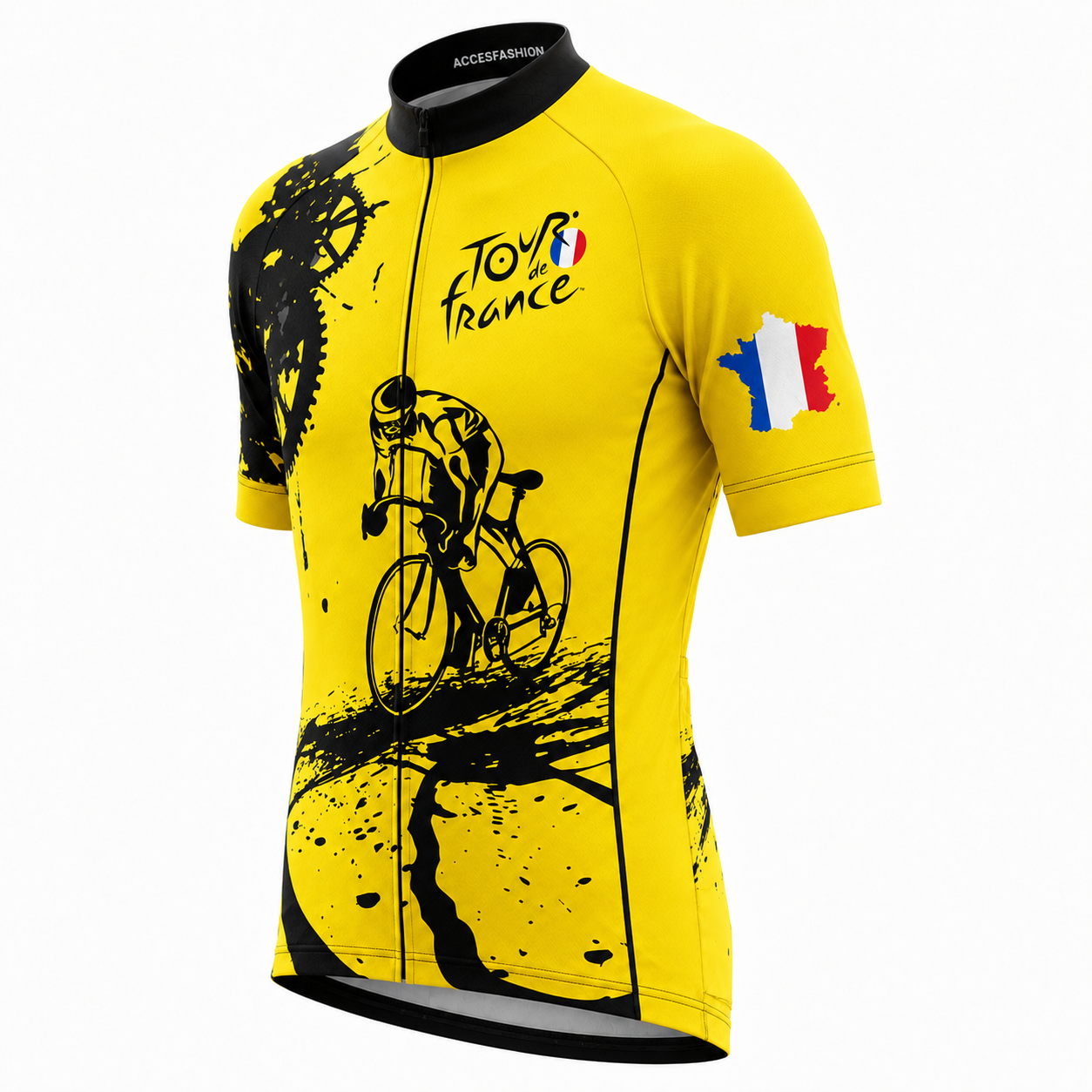 Tour De France Inspired Yellow Cycling Jersey Kit