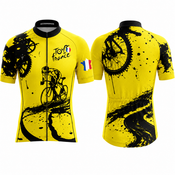 Tour De France Inspired Yellow Cycling Jersey Kit
