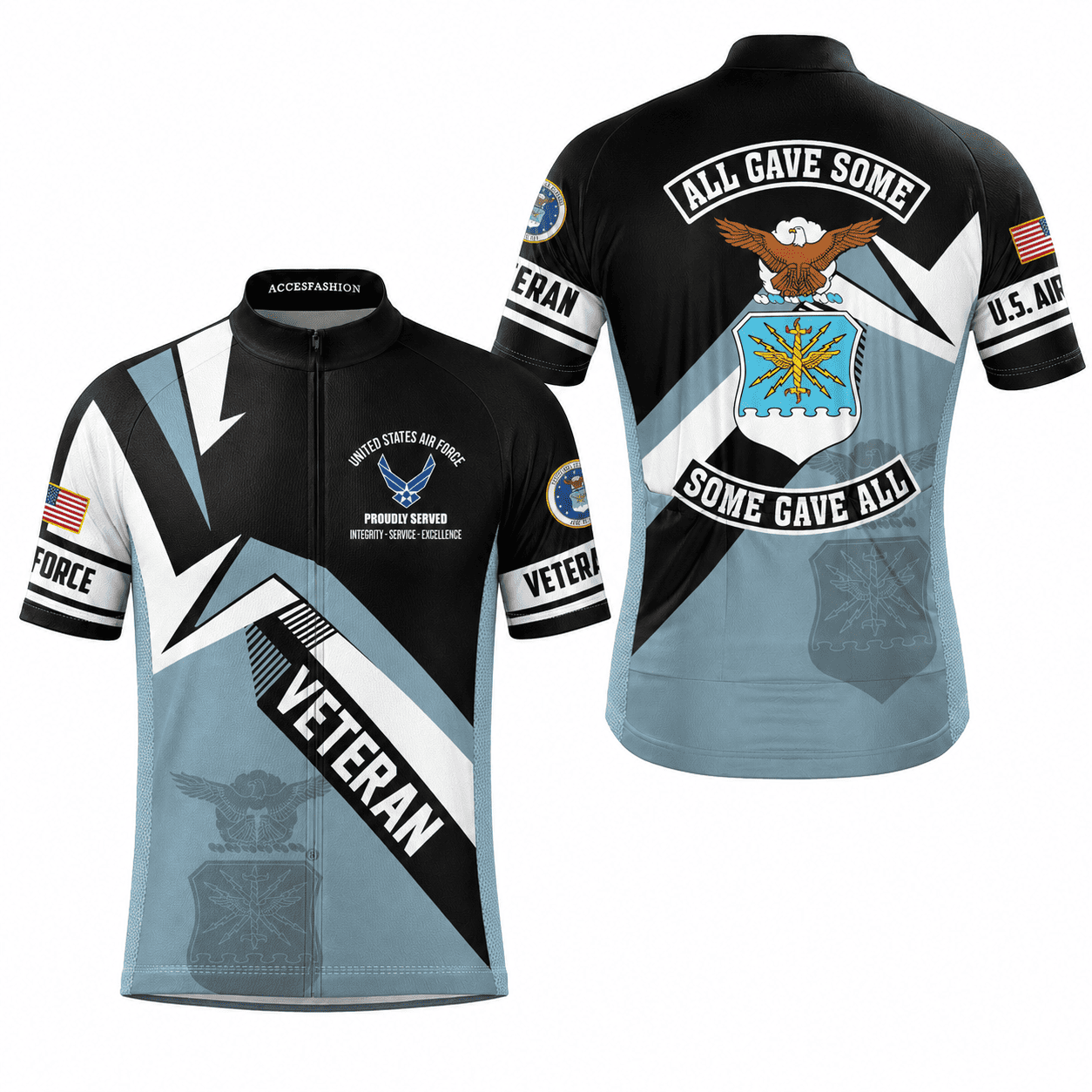 U.S. Military Veteran Cycling Jersey & Kit –  Honor Duty Pride