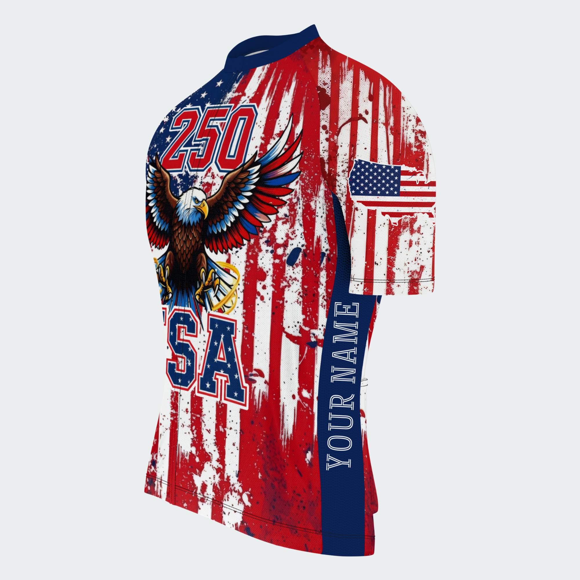 Men’s American Pride USA Freedom Eagle Spirit 250 Regular Fit Cycling Kit
