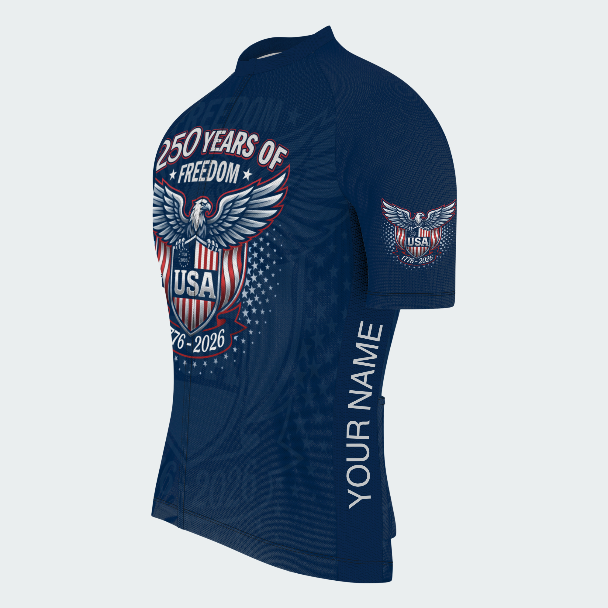 Men’s American Pride USA Patriotic Eagle Shield 250 Regular Fit Cycling Kit