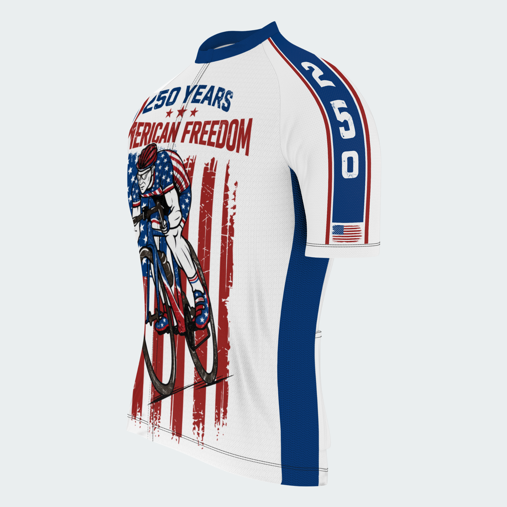 Men’s American Pride USA American Freedom Rider 250 Regular Fit Cycling Kit