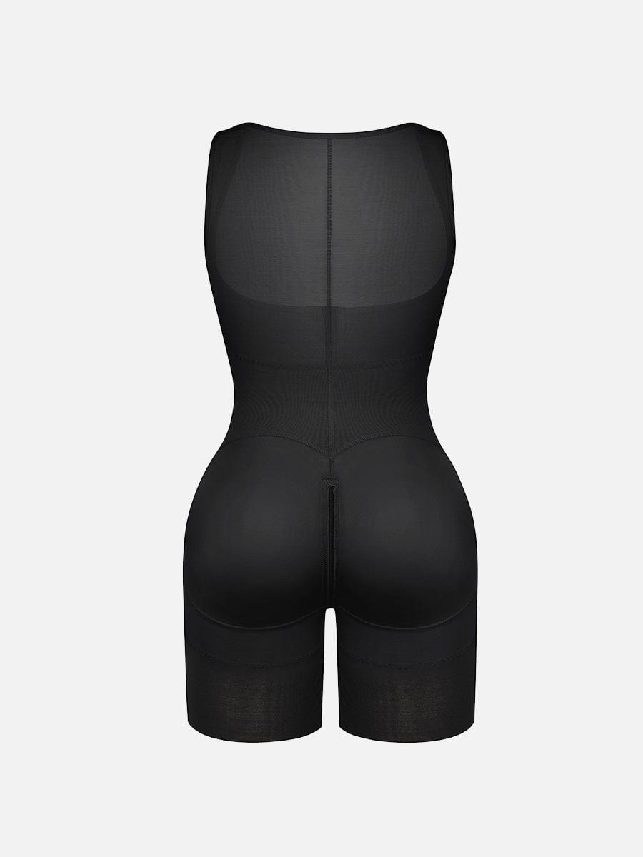 U-Shaped Chest Support Waist Control Peach Butt Post Surgery Full Body Shapewear
