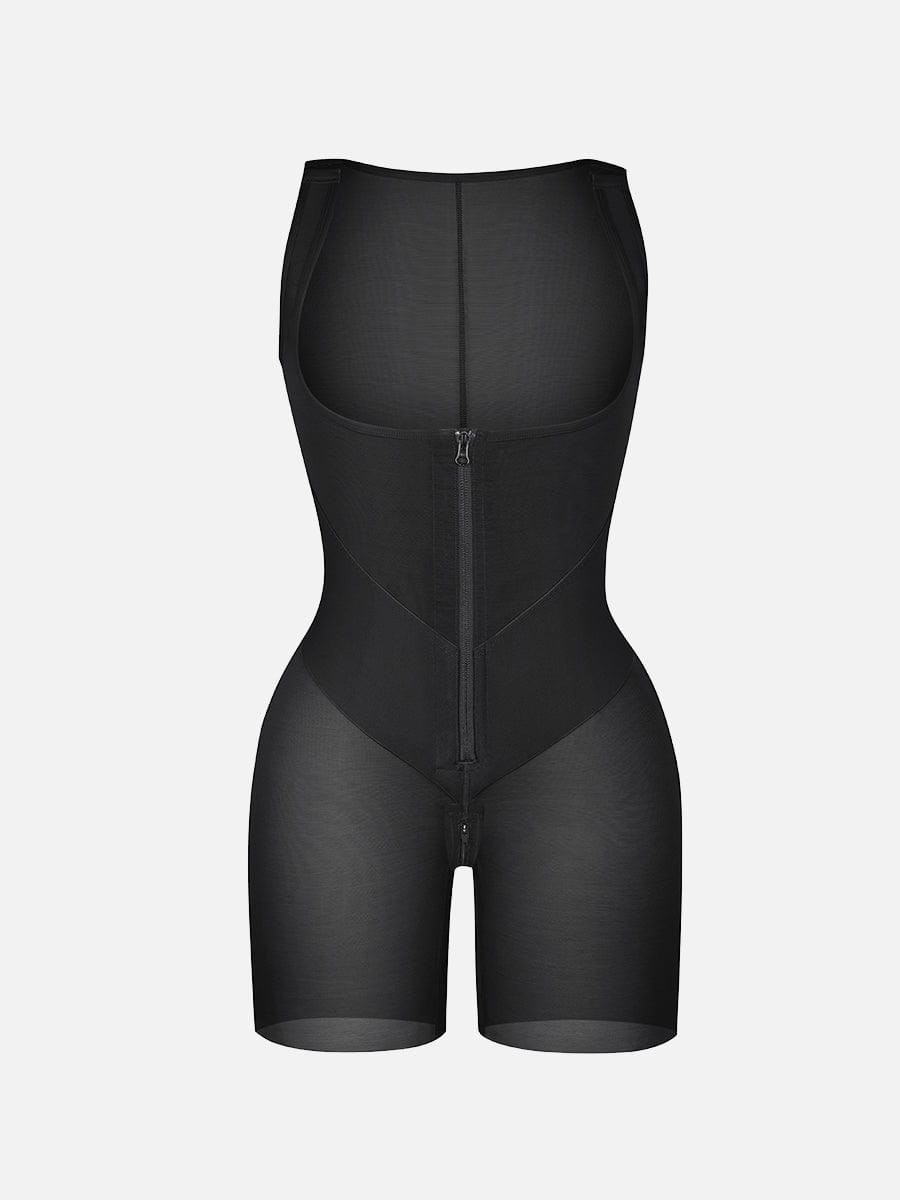 U-Shaped Chest Support Waist Control Peach Butt Post Surgery Full Body Shapewear