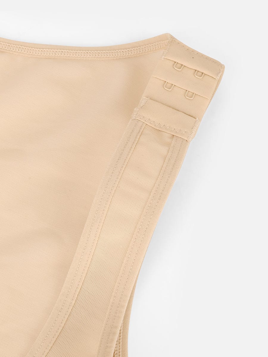 U-Shaped Chest Support Waist Control Peach Butt Post Surgery Full Body Shapewear