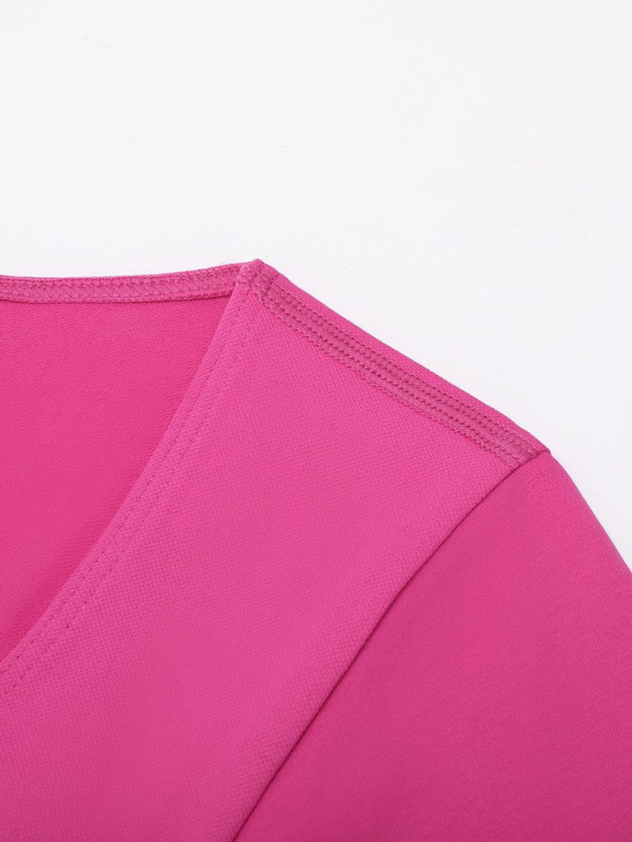 Seamless Diamond Neck Bust Support Waist and Tummy Control Shaping Top