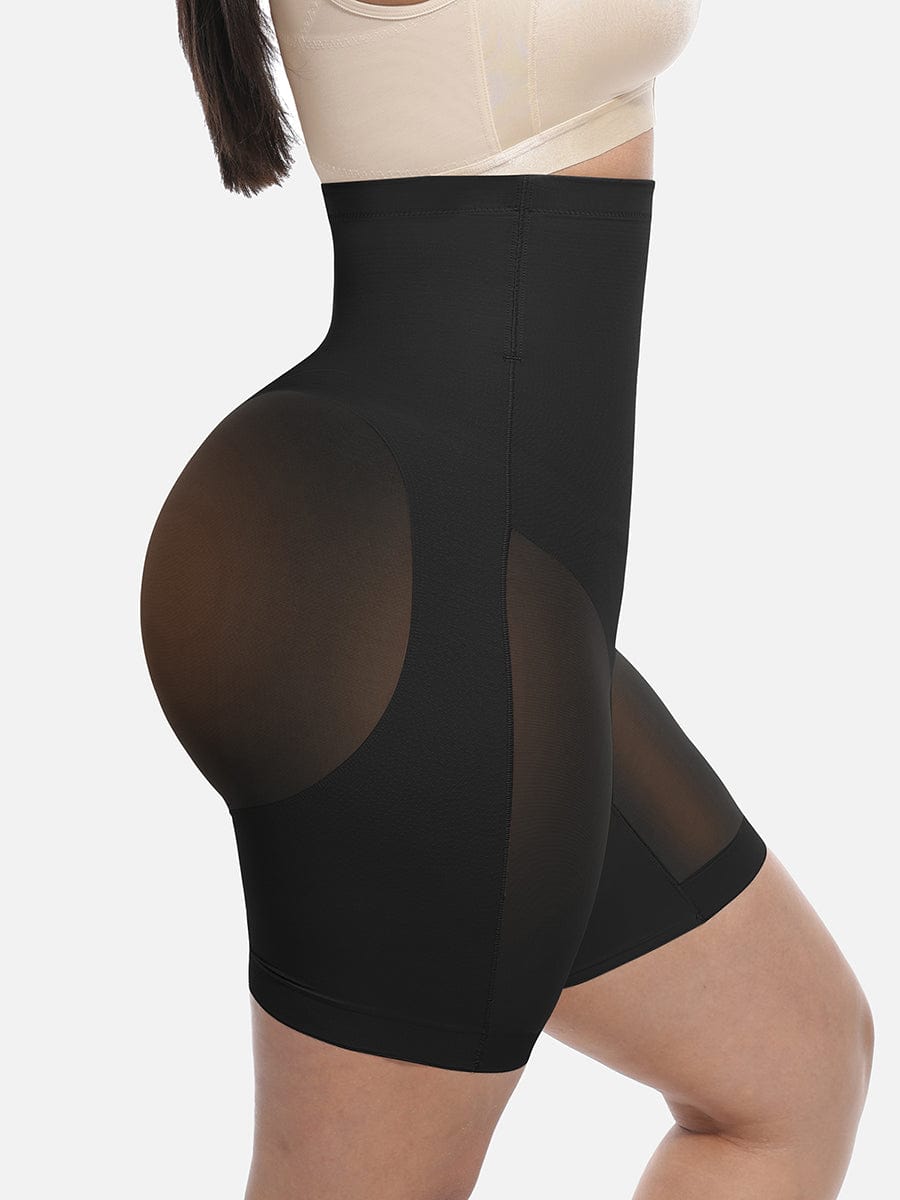 High-Waisted Butt Lift & Slimming Mid-Thigh Shaper Shorts