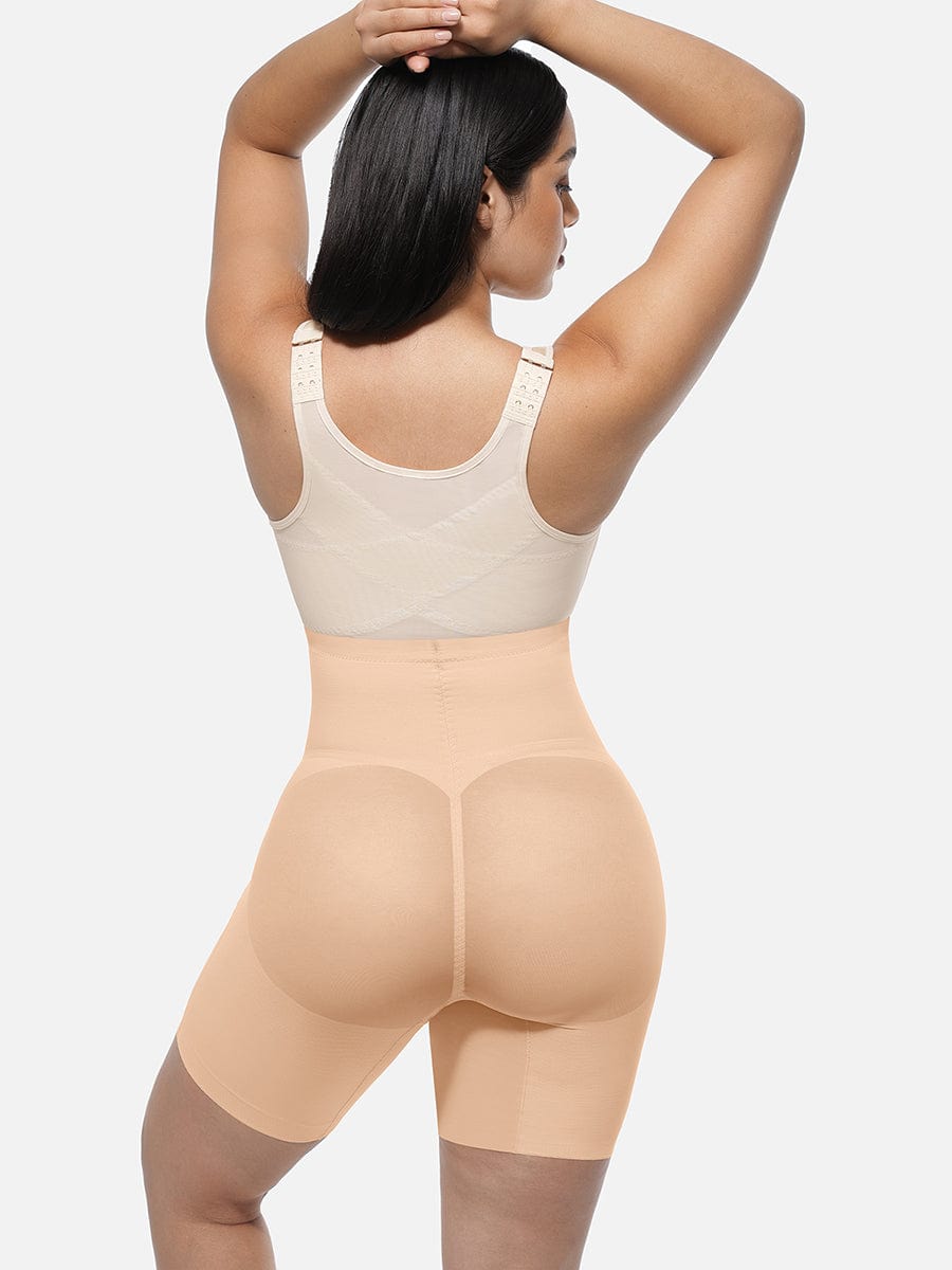 High-Waisted Butt Lift & Slimming Mid-Thigh Shaper Shorts