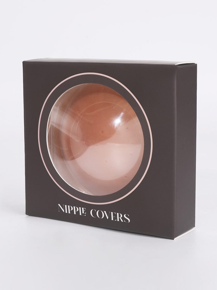 No-Show Adhesive Reusable Nipple Covers for Strapless Dress