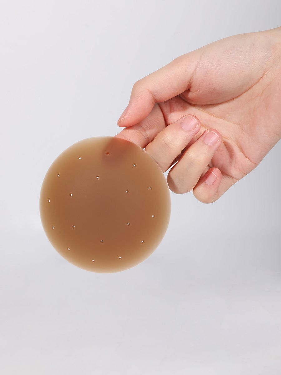 No-Show Adhesive Reusable Nipple Covers for Strapless Dress