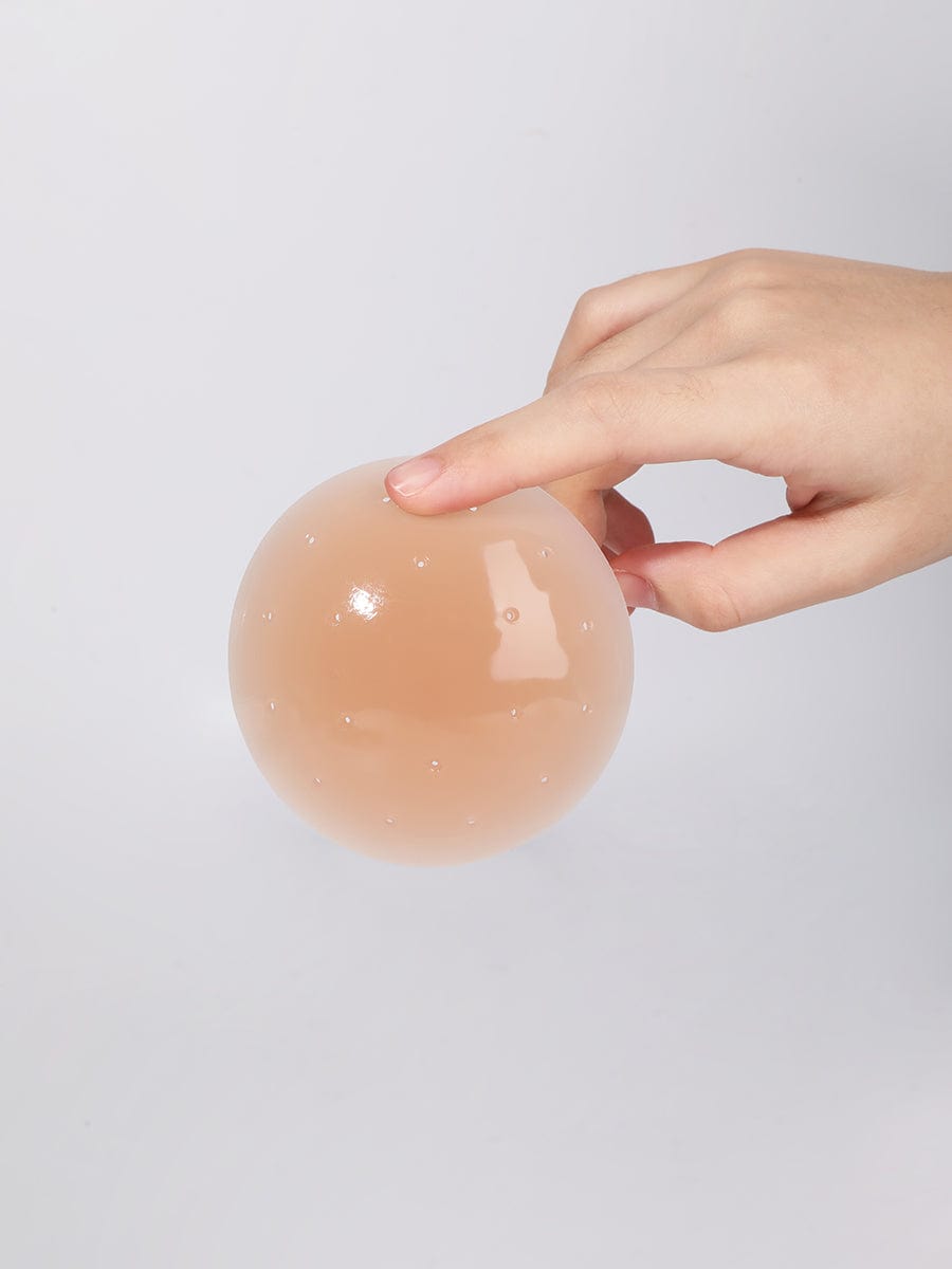 No-Show Adhesive Reusable Nipple Covers for Strapless Dress
