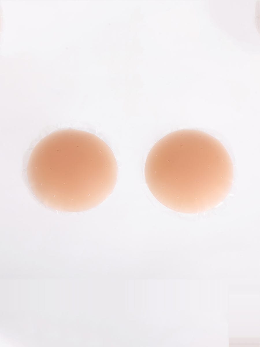 No-Show Adhesive Reusable Nipple Covers for Strapless Dress