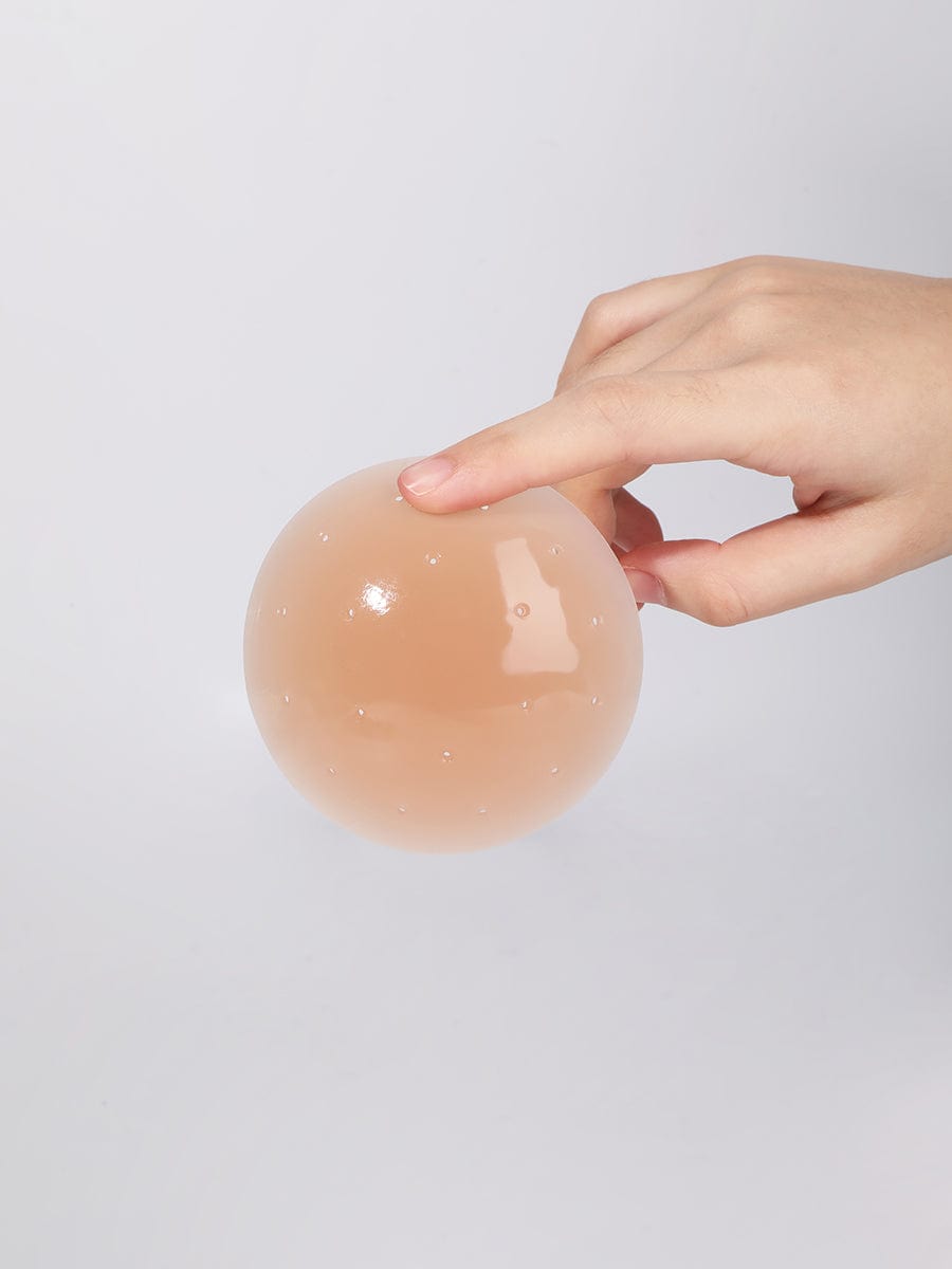 No-Show Adhesive Reusable Nipple Covers for Strapless Dress