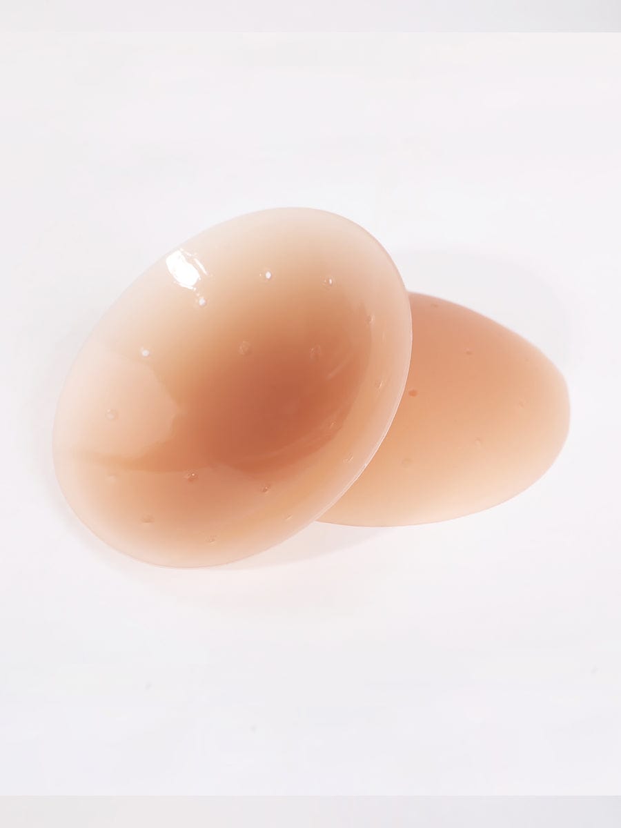 No-Show Adhesive Reusable Nipple Covers for Strapless Dress
