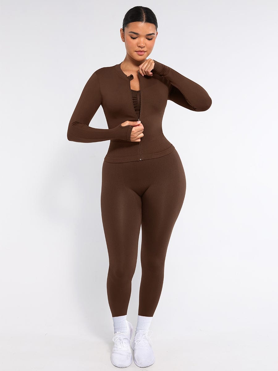 Seamless High Waisted Leg Shaping Slimming Yoga Legging