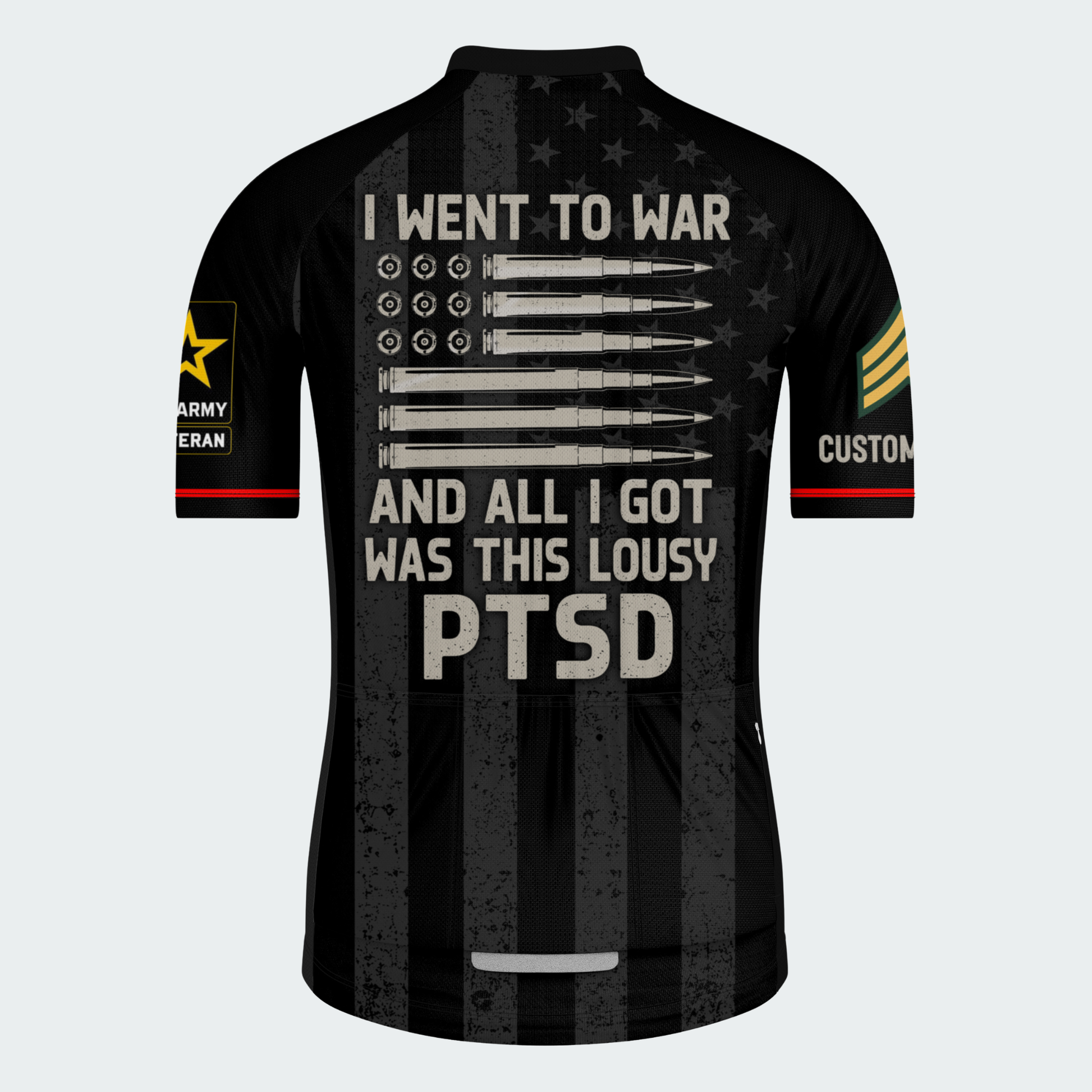 Men’s Personalized PTSD Veteran Cycling Jersey & Kit