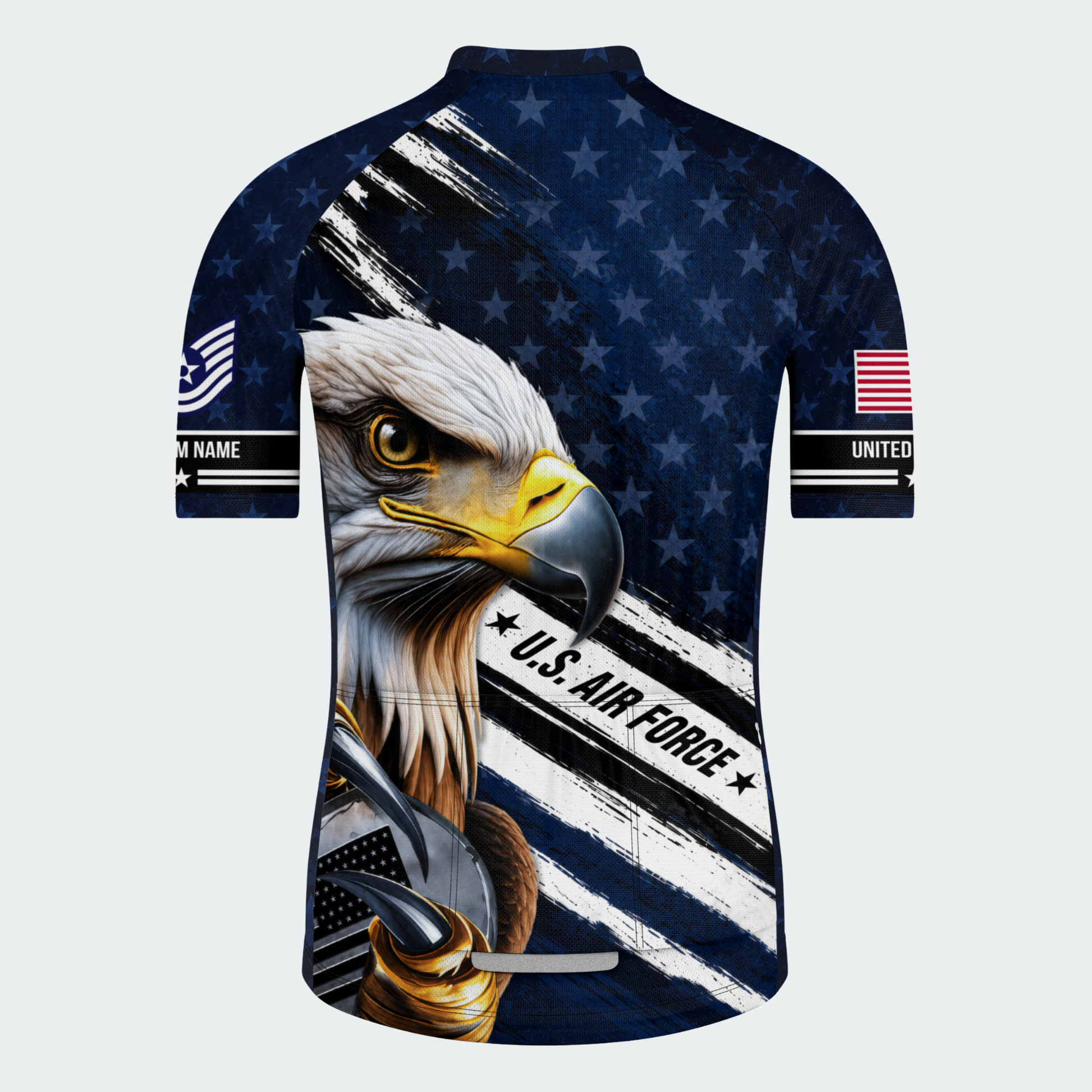 Men’s Personalized U.S. Air Force Eagle Pride Cycling Jersey & Kit