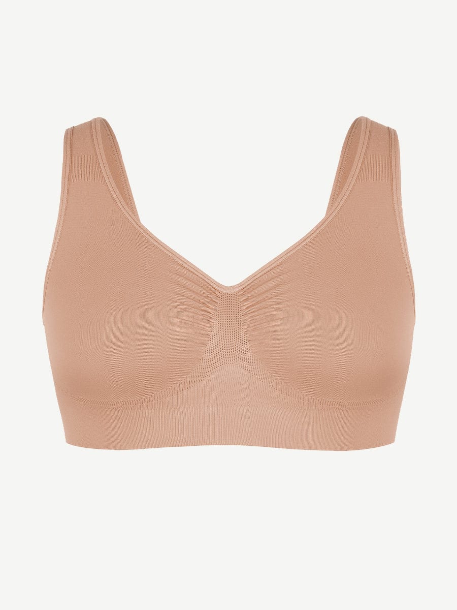 Seamless Shaping Bust Support Wider Back Bra