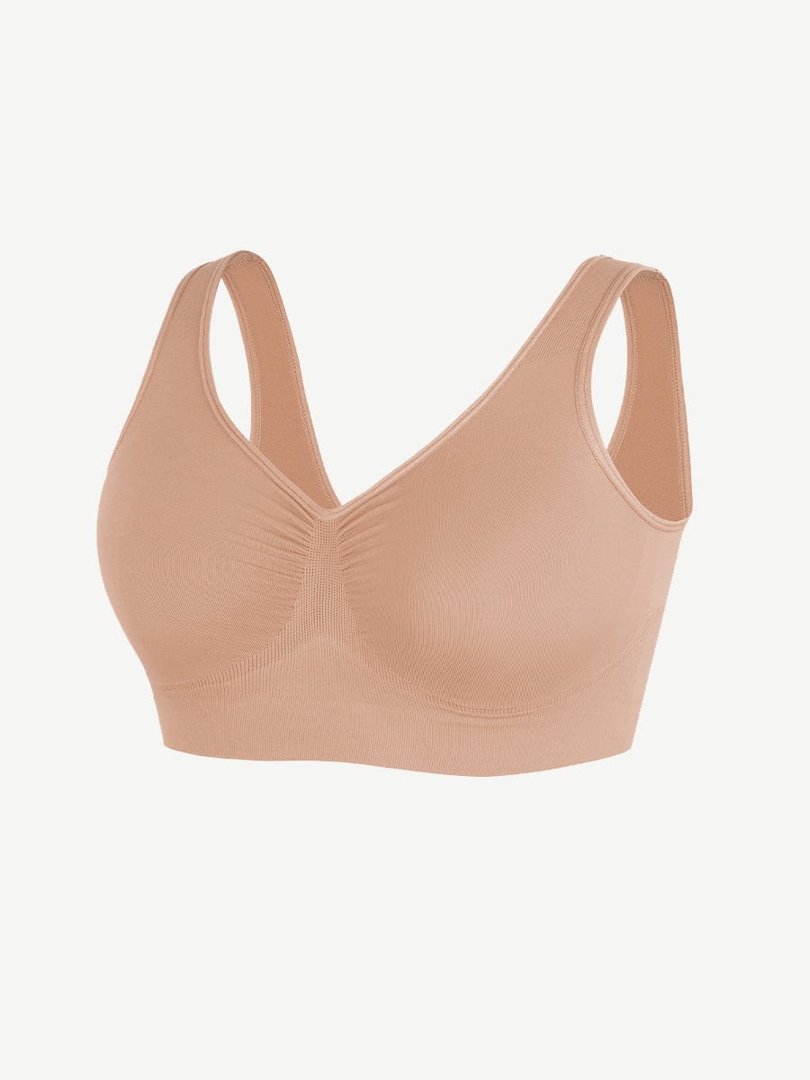 Seamless Shaping Bust Support Wider Back Bra