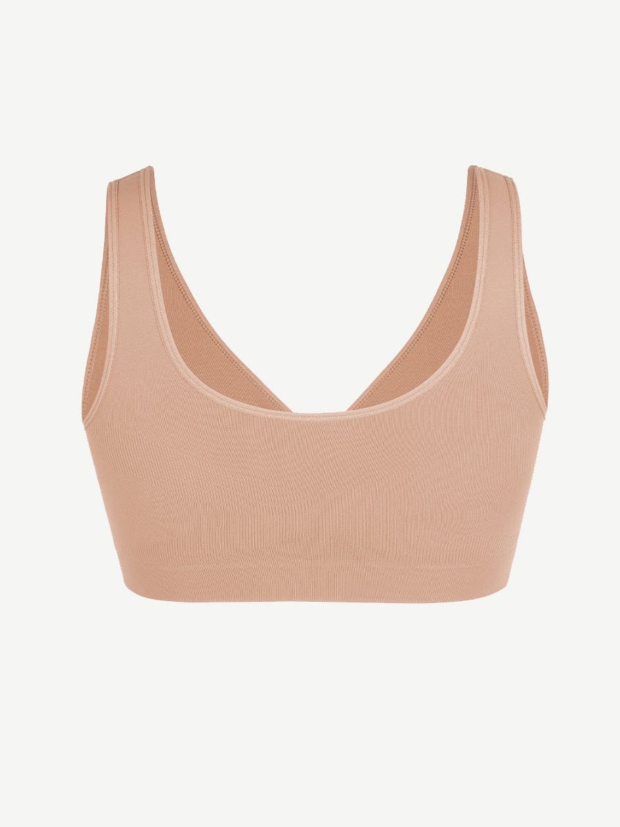 Seamless Shaping Bust Support Wider Back Bra