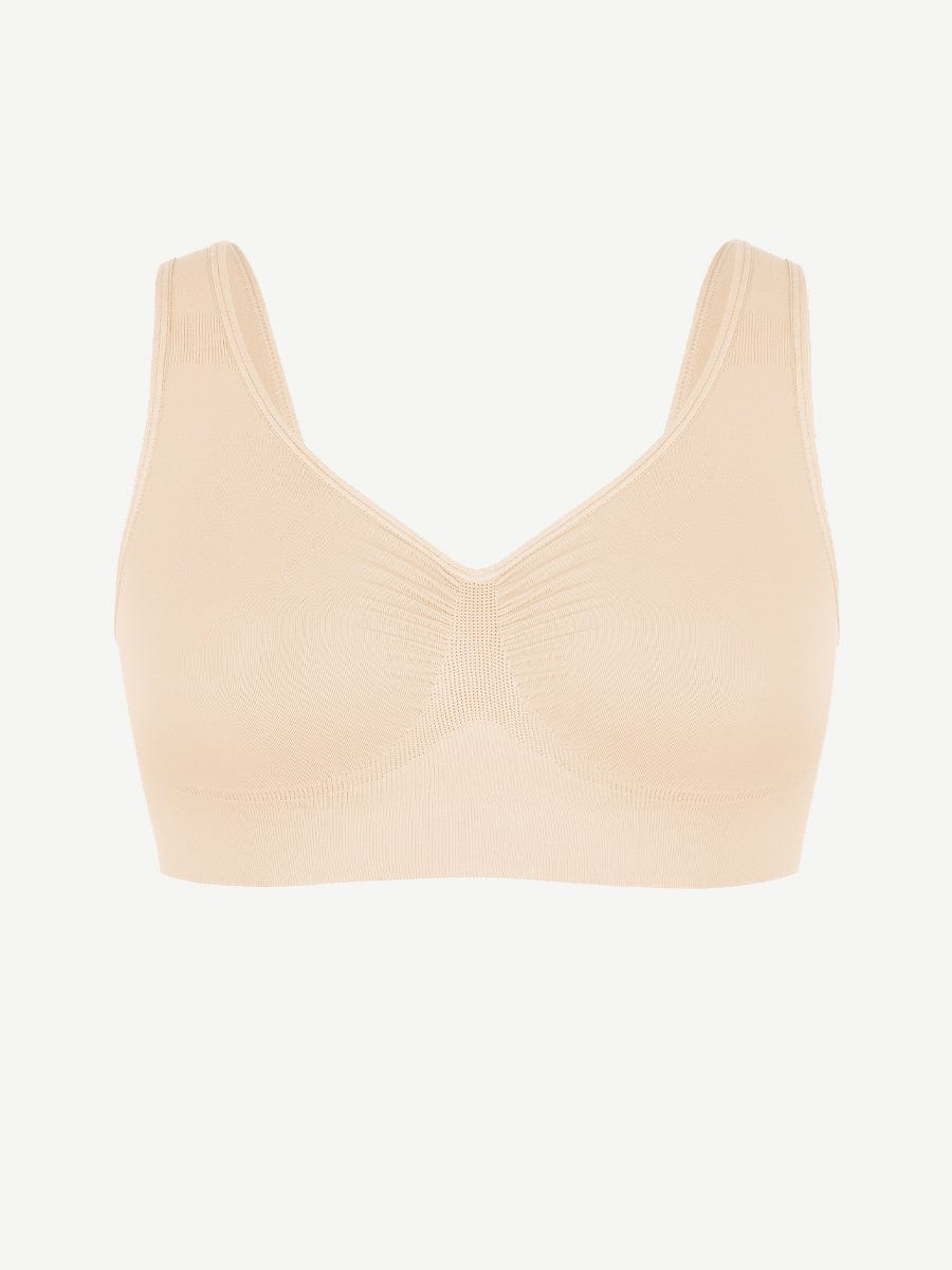 Seamless Shaping Bust Support Wider Back Bra
