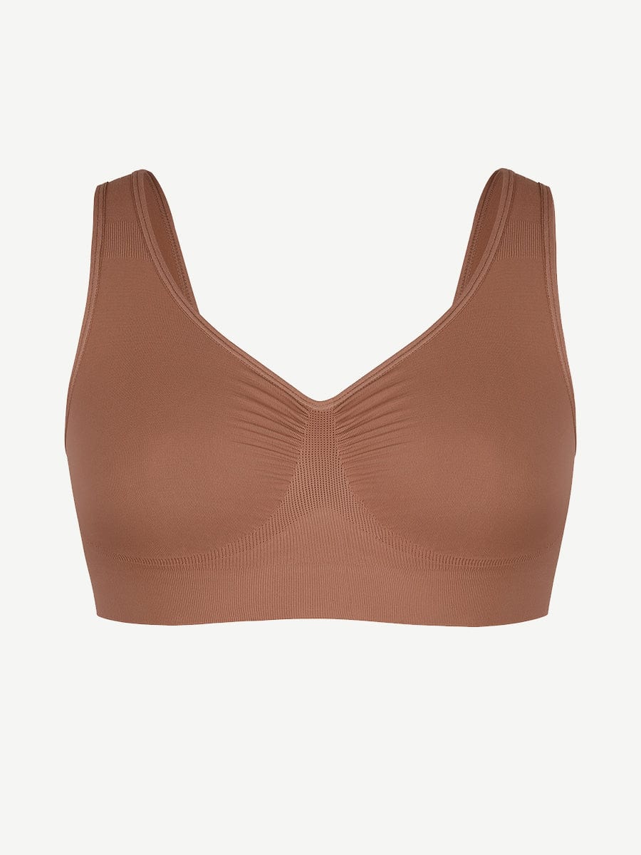 Seamless Shaping Bust Support Wider Back Bra