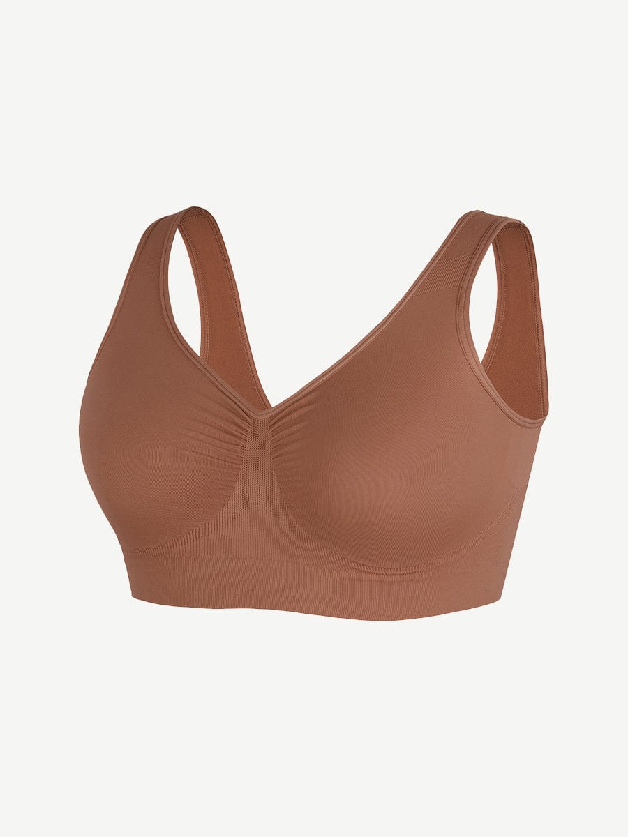 Seamless Shaping Bust Support Wider Back Bra
