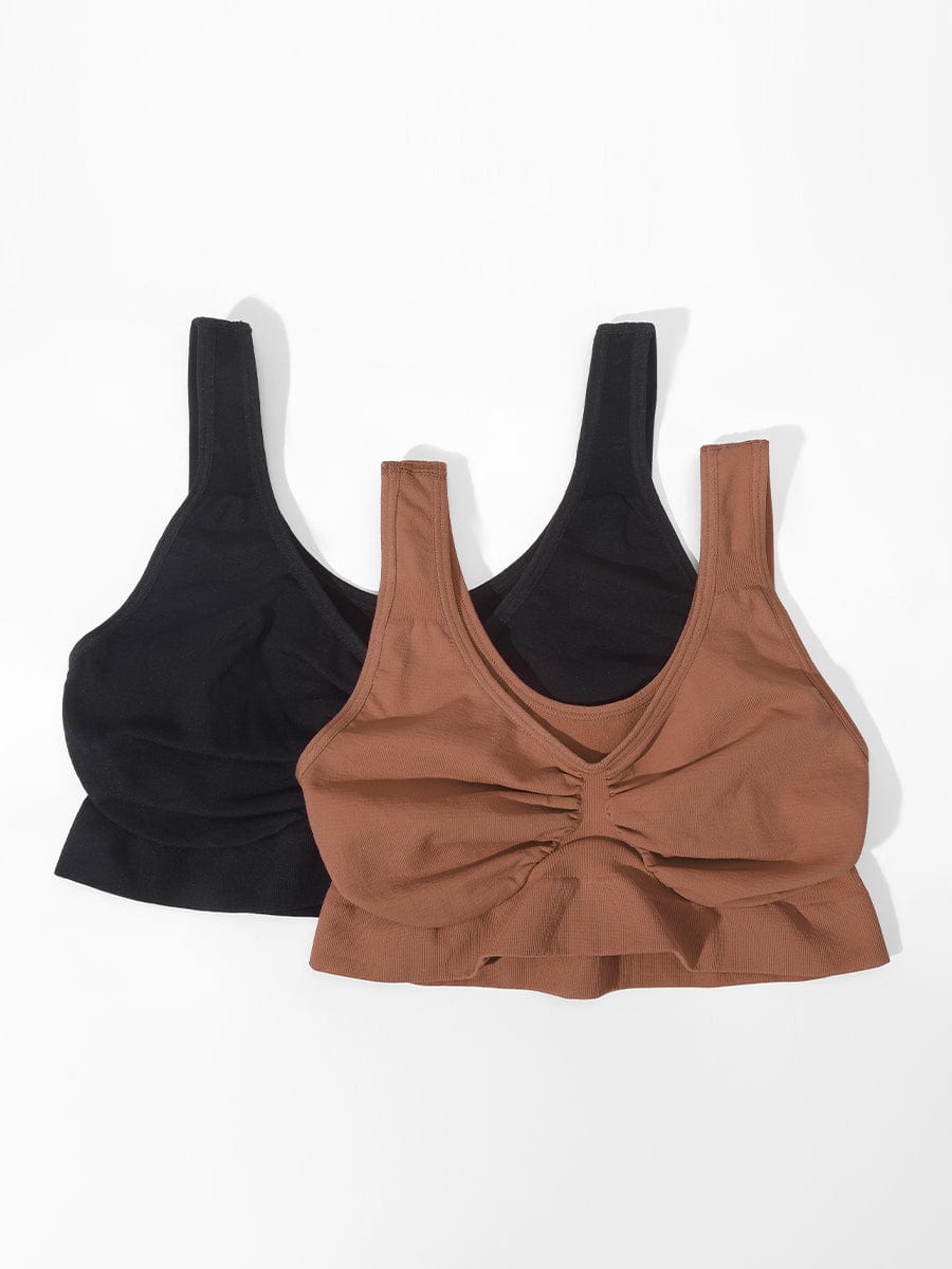 Seamless Shaping Bust Support Wider Back Bra