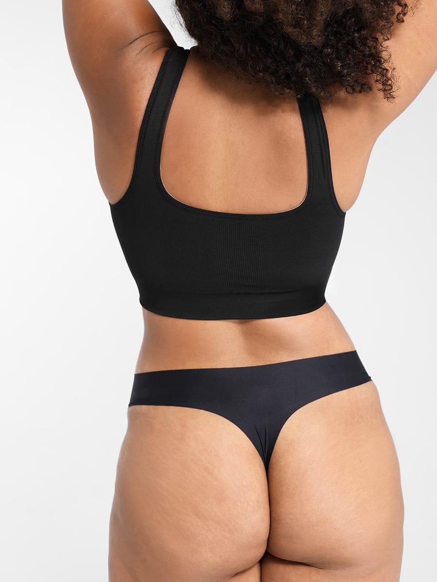 Reversible Wireless Comfort Bust Support Shaper Bra with Removable Cups