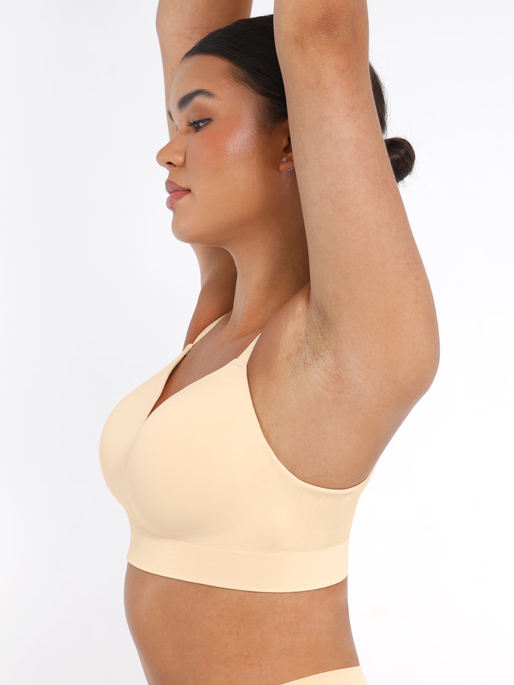 Seamless Wireless Bust Support Shapewear Bra