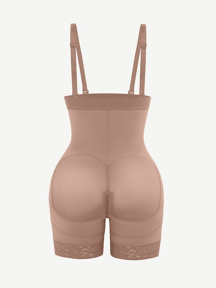 Sexy Lace Firm Compression Latex Buttocks Lifting Shapewear