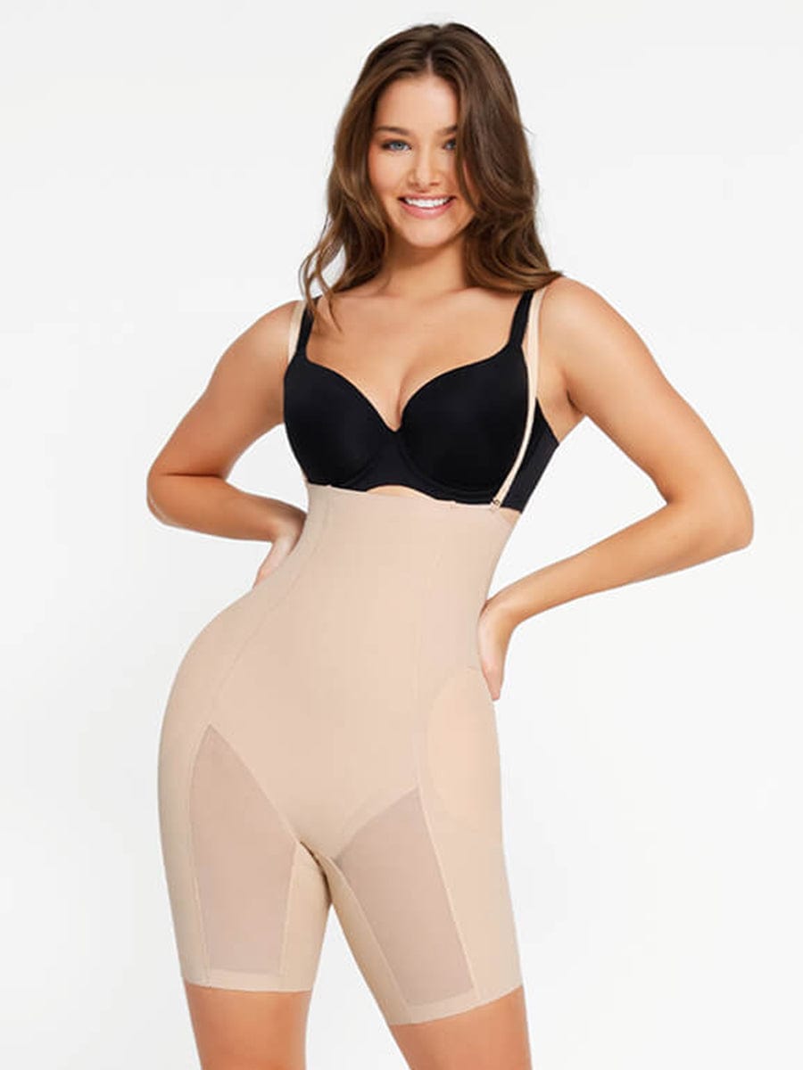 3 IN 1 High Waist Tummy Control Padded Hips And Butt Seamless Shaper