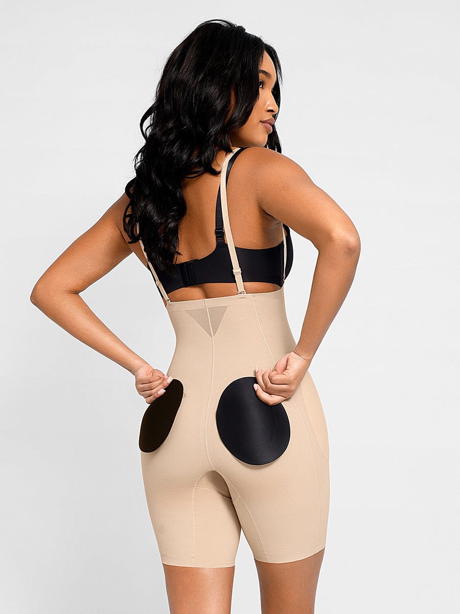 3 IN 1 High Waist Tummy Control Padded Hips And Butt Seamless Shaper