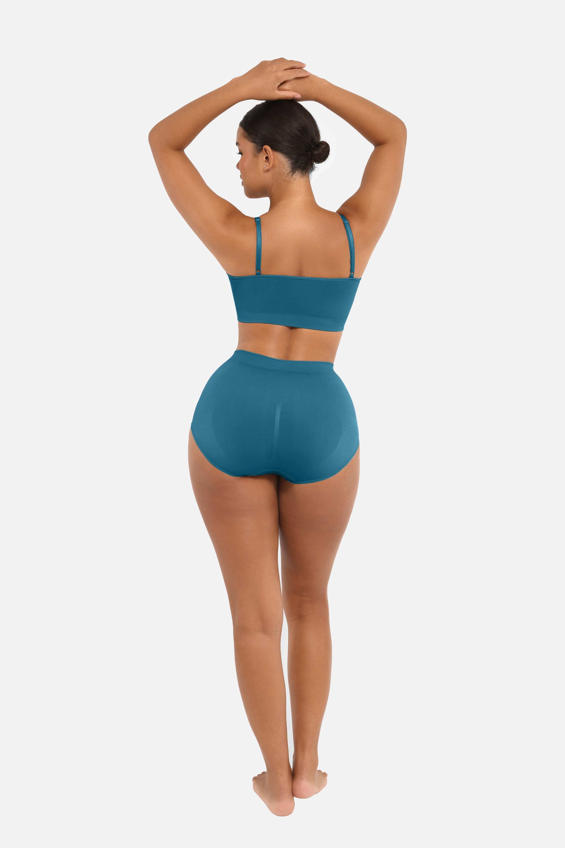 Seamless High-Waist Tummy Control Antibacterial Peach Hip Brief