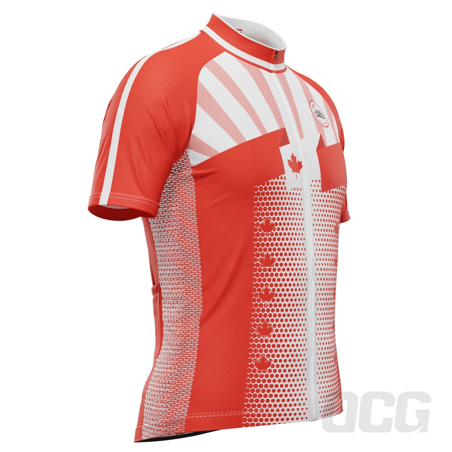 Men's World Countries Team Canada Icon Short Sleeve Cycling Jersey