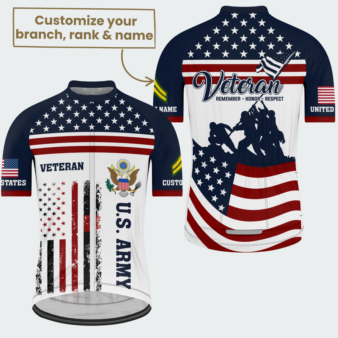 Men’s USA Veteran Honor Cycling Jersey & Kit