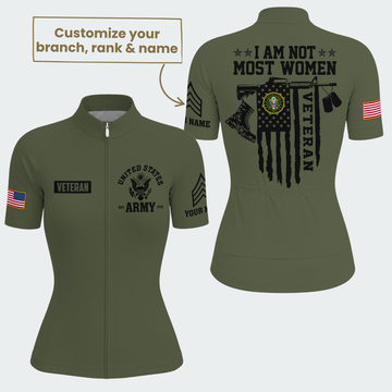 Women’s Personalized Female Veteran Not Most Women Cycling Jersey & Kit