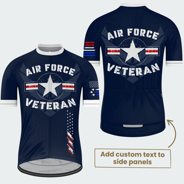 Men’s U.S. Air Force Veteran Pride Cycling Jersey & Kit