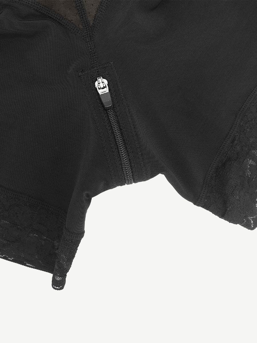 Sexy Lace Firm Compression Latex Buttocks Lifting Shapewear