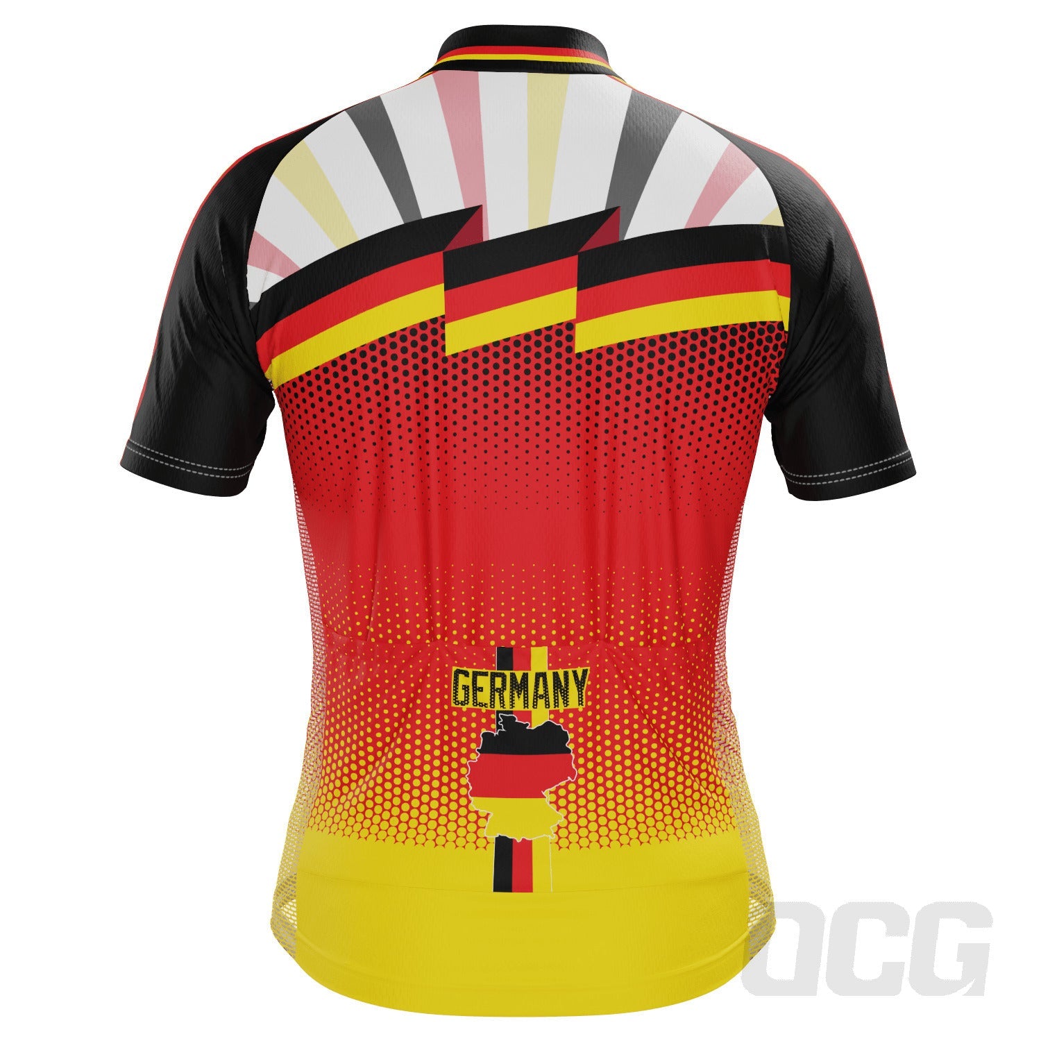 Men's World Countries Team Germany Icon Short Sleeve Cycling Jersey