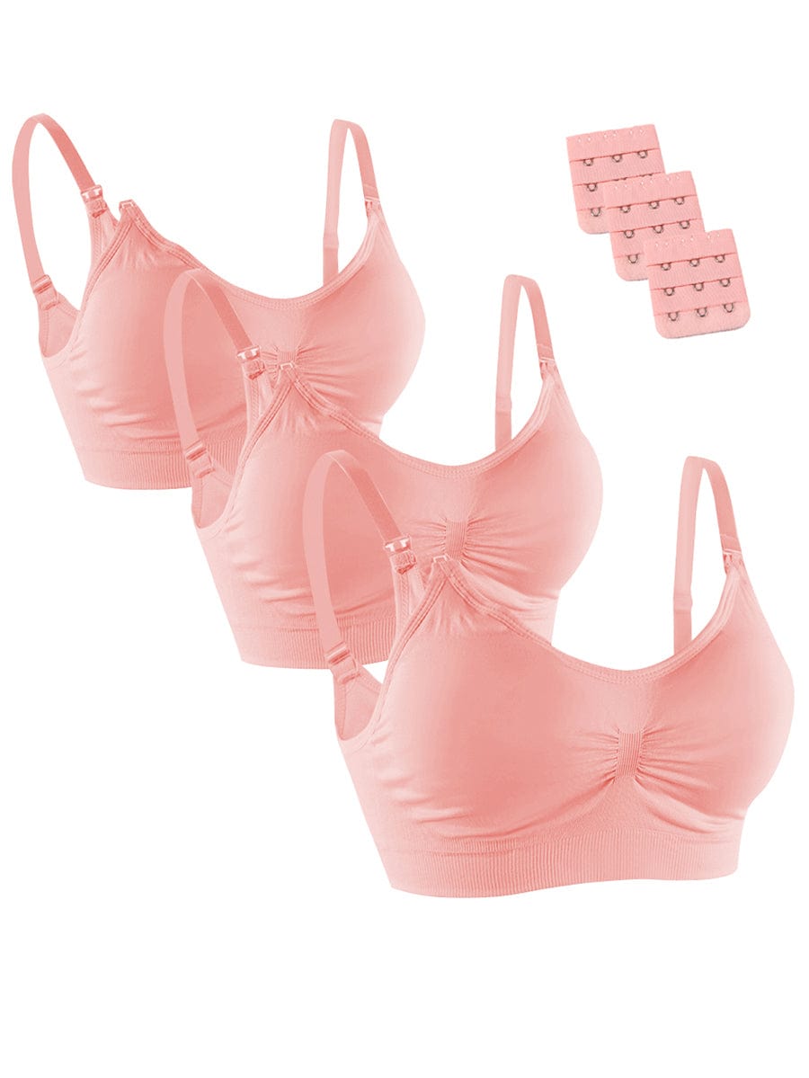 3 Pack Wireless Seamless Maternity Nursing Bra
