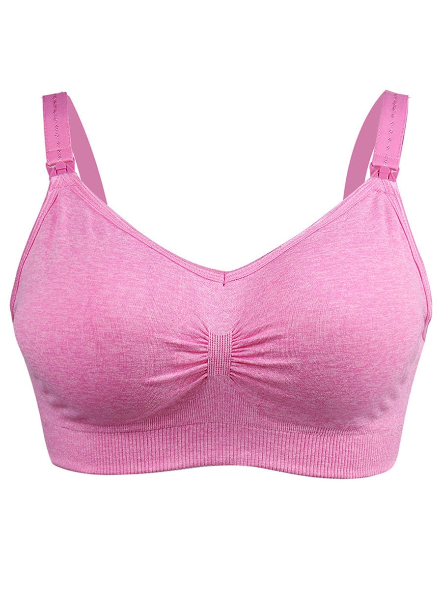 Solid Color Women'S 2 Pack Wireless Free Bra Extenders Seamless Bra