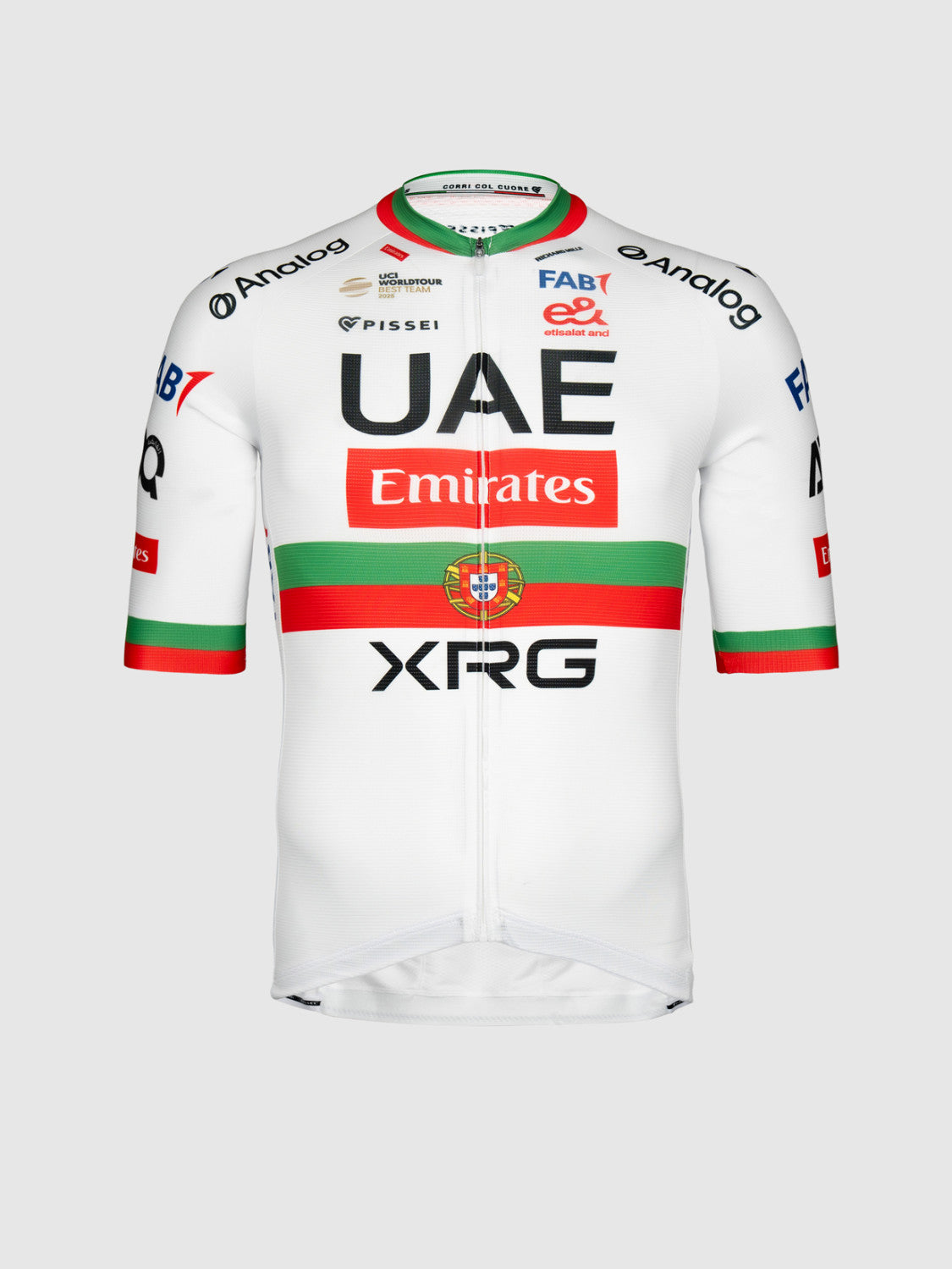 TADEJ POGACAR UAE TEAM EMIRATES - XRG 2026 SPECIAL SHORT SLEEVE JERSEY PORTUGAL CHAMPION