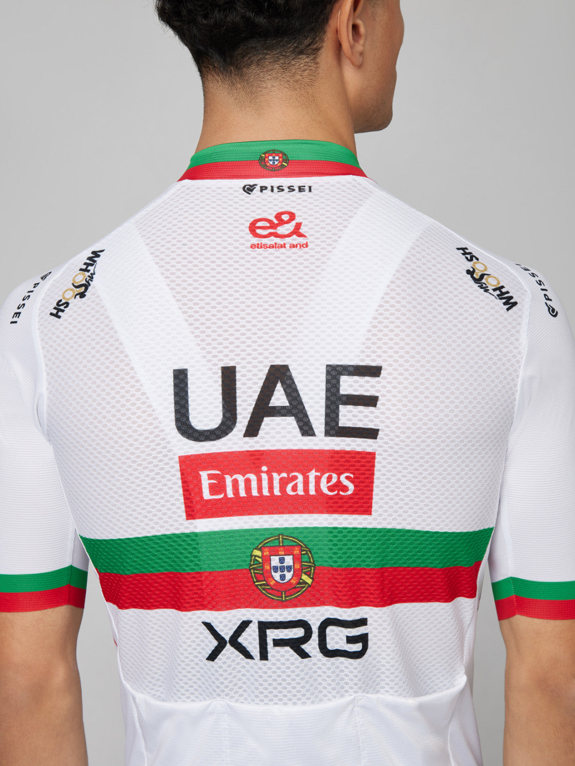 TADEJ POGACAR UAE TEAM EMIRATES - XRG 2026 SPECIAL SHORT SLEEVE JERSEY PORTUGAL CHAMPION