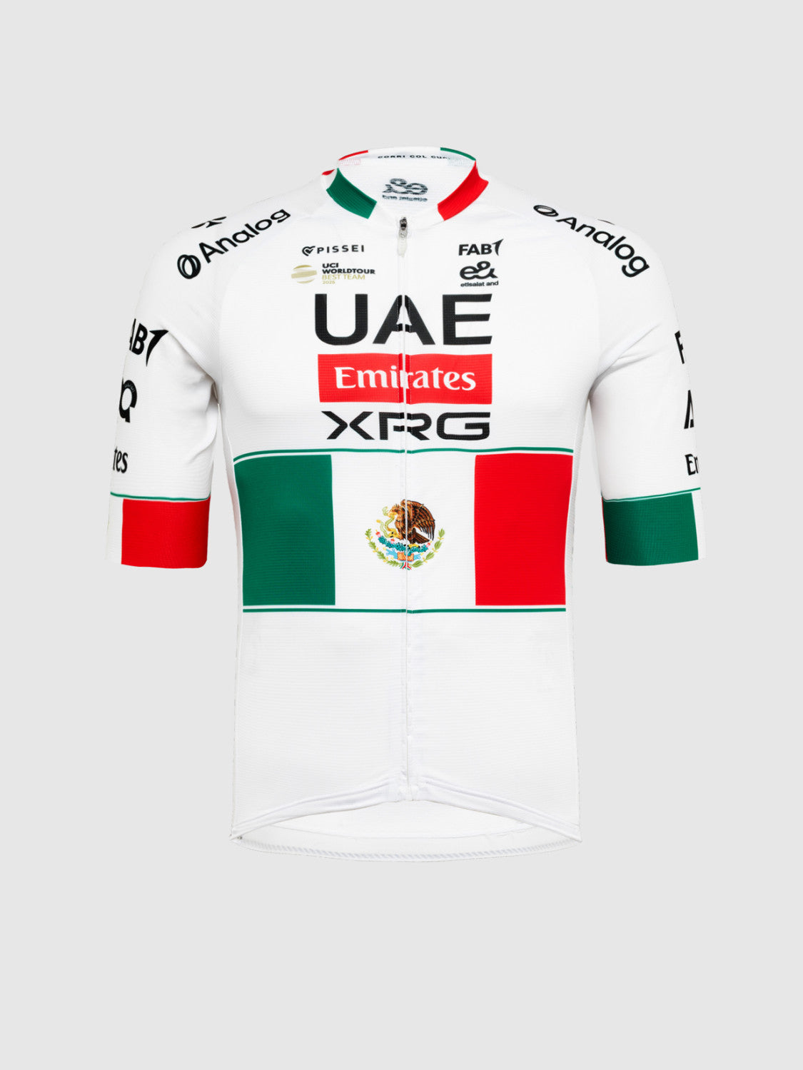 TADEJ POGACAR UAE TEAM EMIRATES - XRG 2026 SPECIAL SHORT SLEEVE JERSEY MEXICAN CHAMPION