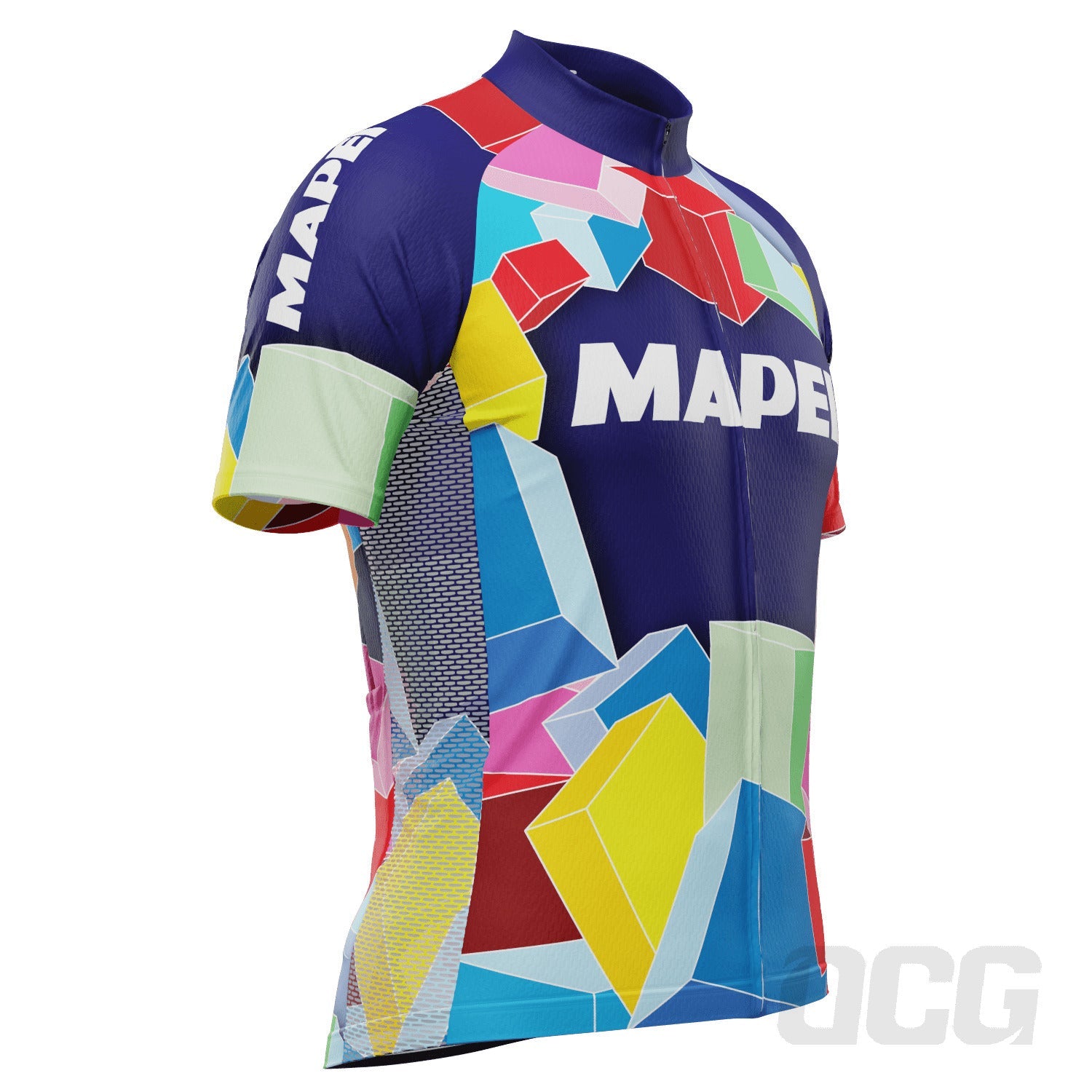 Men's Retro Mapei Classic Short Sleeve Cycling Jersey