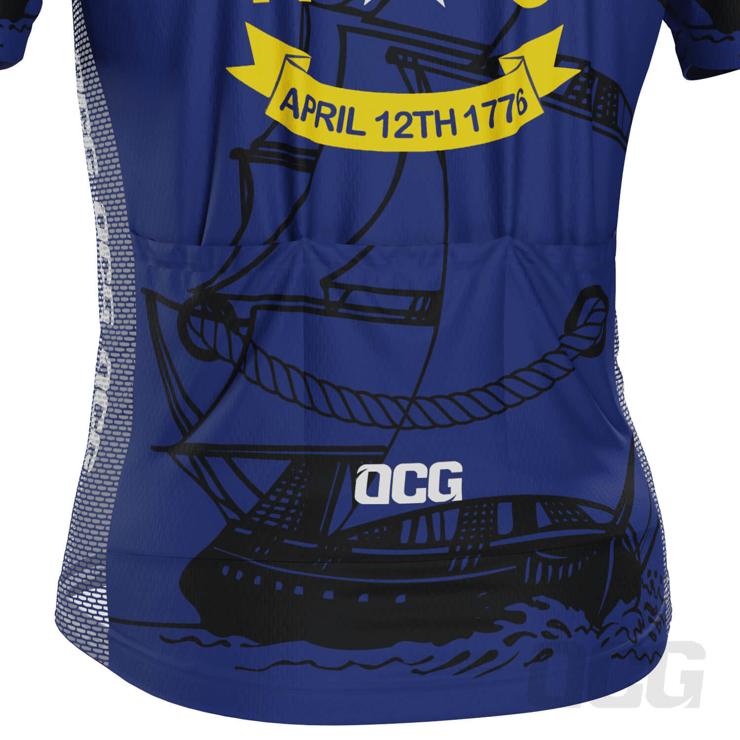 Men's North Carolina US State Icon Short Sleeve Cycling Jersey