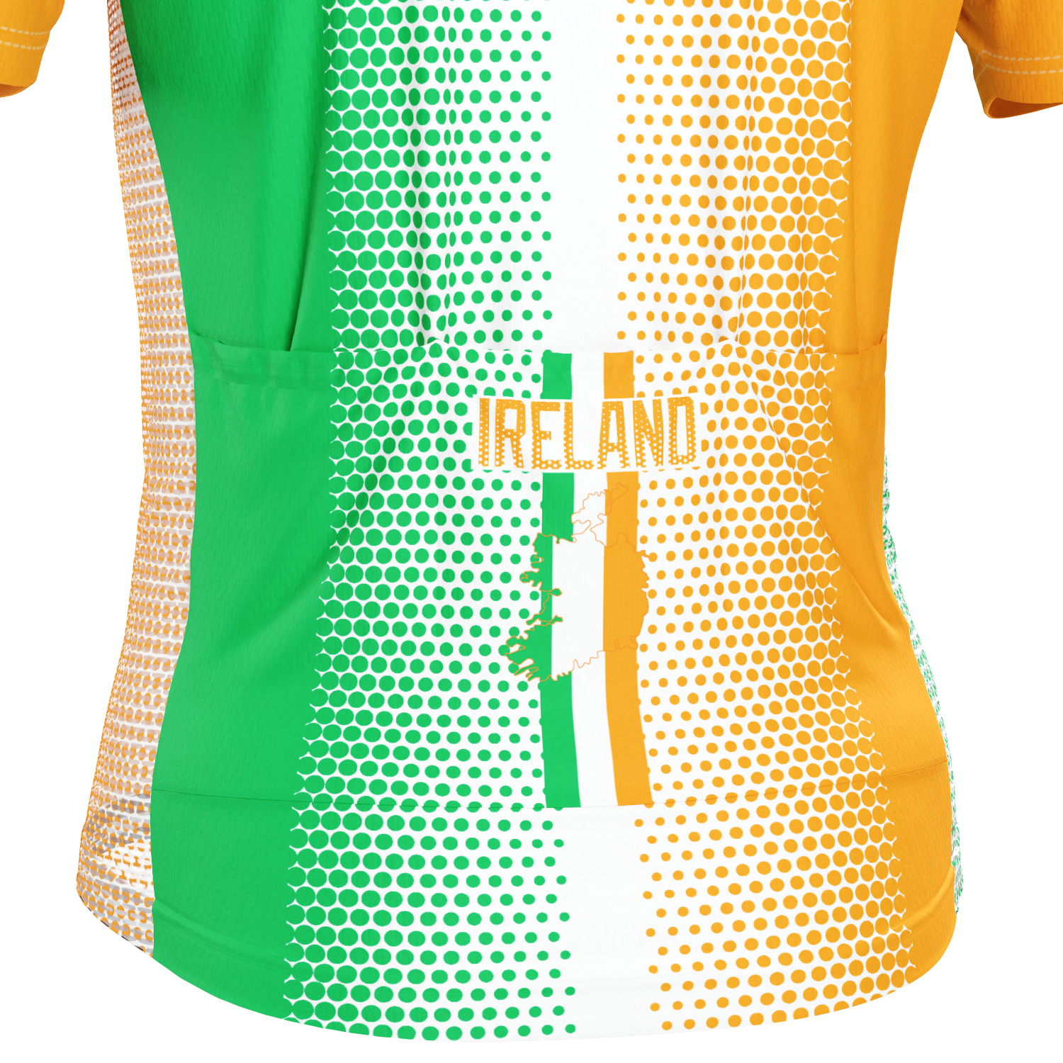 Men's World Countries Team Ireland Icon Short Sleeve Cycling Jersey